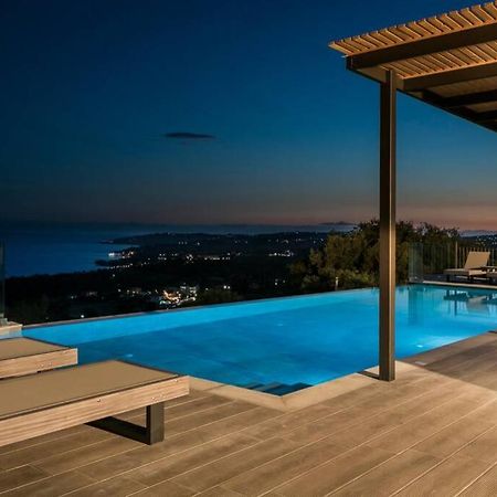 Color Villas-New Villa Green At Trapezaki With Private Pool Mousata المظهر الخارجي الصورة