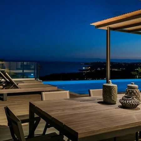 Color Villas-New Villa Green At Trapezaki With Private Pool Mousata المظهر الخارجي الصورة