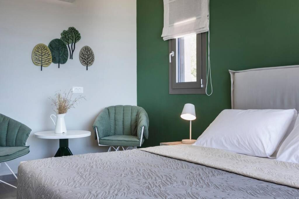 Color Villas-New Villa Green At Trapezaki With Private Pool Mousata المظهر الخارجي الصورة